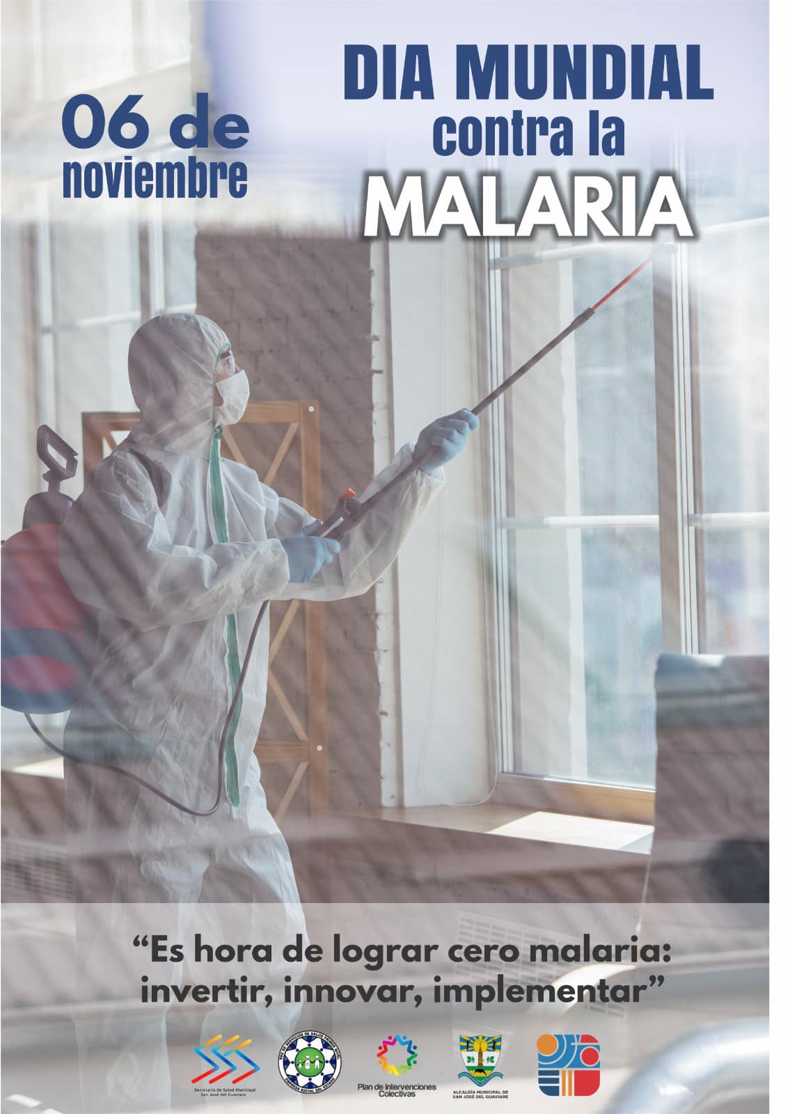 Día mundial contra el Paludismo o Malaria.